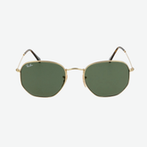 Lentes de Sol Ray Ban RB3548N Hexagonal Dorado