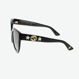 Lentes de Sol Gucci GG0208S Negro