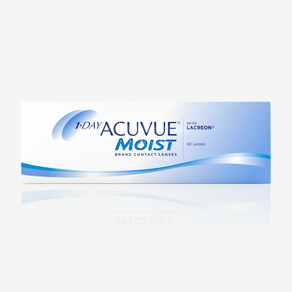 Lentes de Contacto 1 Day Acuvue Moist para Miopía o Hipermetropía