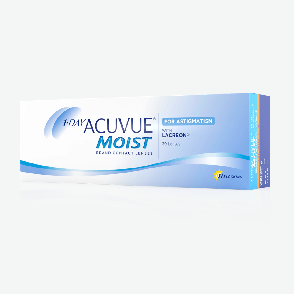 Lentes de Contacto 1 Day Acuvue Moist para Astigmatismo