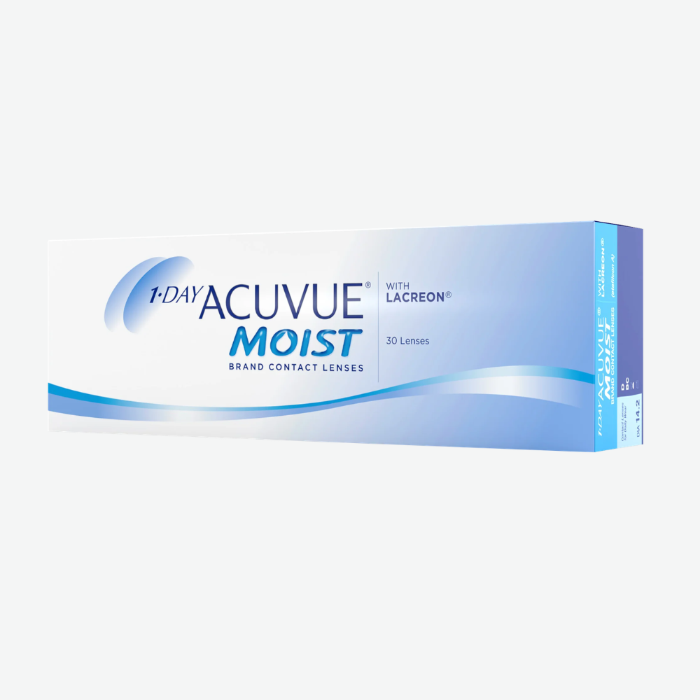 Lentes de Contacto 1 Day Acuvue Moist para Miopía o Hipermetropía